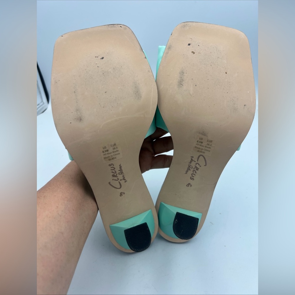Circus by Sam Edelman women’s Size 8.5 Mint Green Crush Slade Sandal Heel NEW - Picture 9 of 11